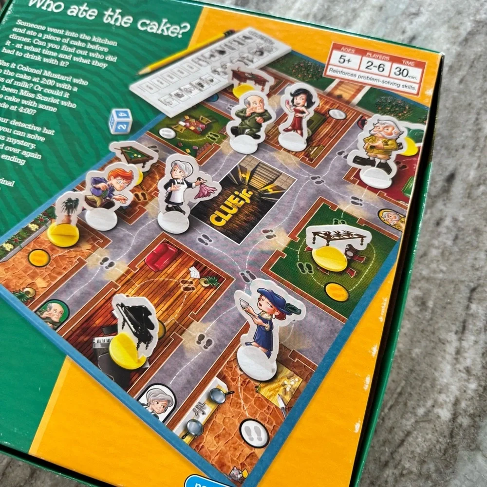 Clue Jr Mystery Board Game for Kids
